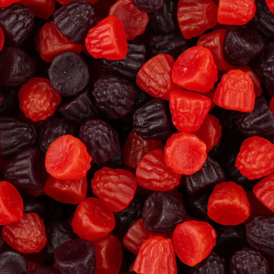 Giant Blackberries & Raspberries